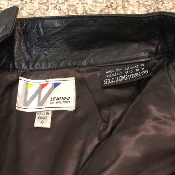 Vintage Wilsons Leather Jacket and Shorts Set - Picture 6 of 6